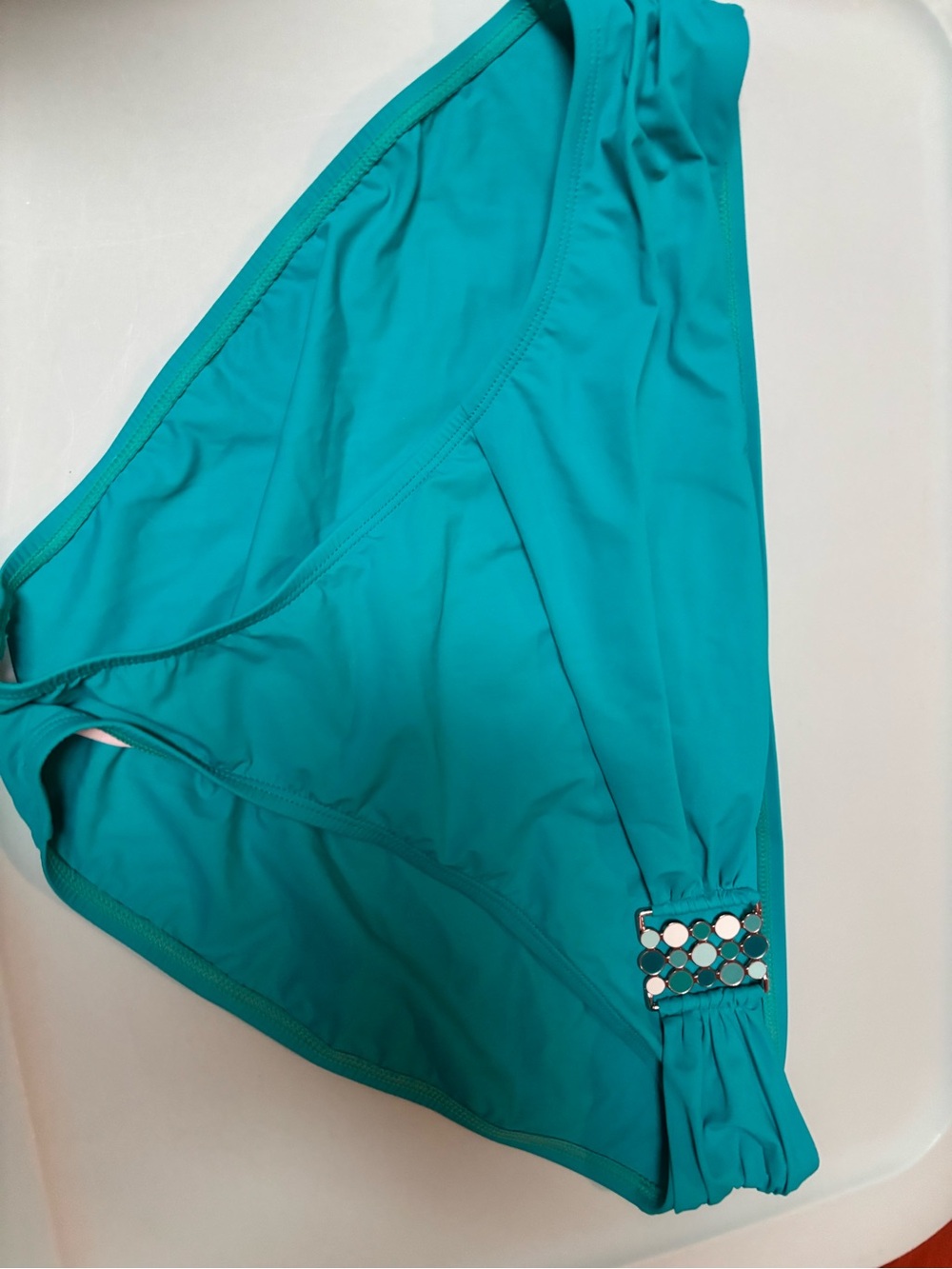 2bamboo Teal Swim Bottom nwot